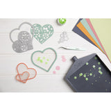 Sizzix Making Essentials Shaker Panes, Hearts 1.5"/2.5"/3.5", 3/Pkg