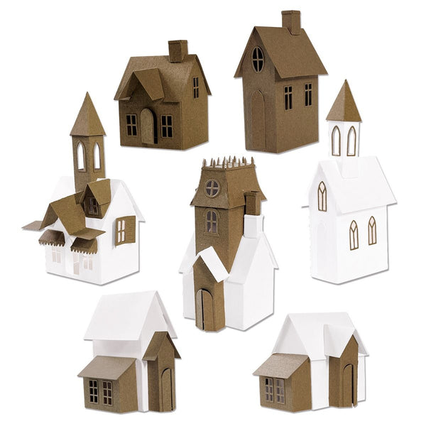 Sizzix Thinlits Dies Village Collection by Tim Holtz, Village Collection
