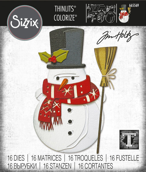 Sizzix Thinlits Dies By Tim Holtz 16/Pkg, Winston Colorize