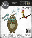Sizzix Thinlits Dies By Tim Holtz 8/Pkg, Cozy Winter