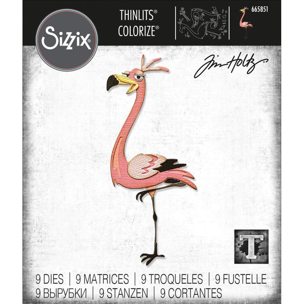 Sizzix Thinlits Dies By Tim Holtz 9/Pkg, Gladys Colorize