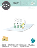 Sizzix Thinlits Dies By Lisa Jones 19/Pkg, Pop-Up Garden