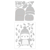 Sizzix, Thinlits W/Textured Impressions By Jennifer Ogborn, Cozy Owl (665966)