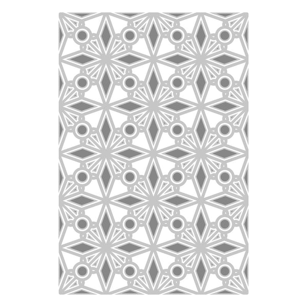 Sizzix Multi-Level Textured Impressions By Olivia Rose, Geo Crystals