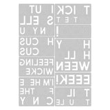 Sizzix Thinlits Dies By Tim Holtz 9/Pkg, Bold Text Halloween