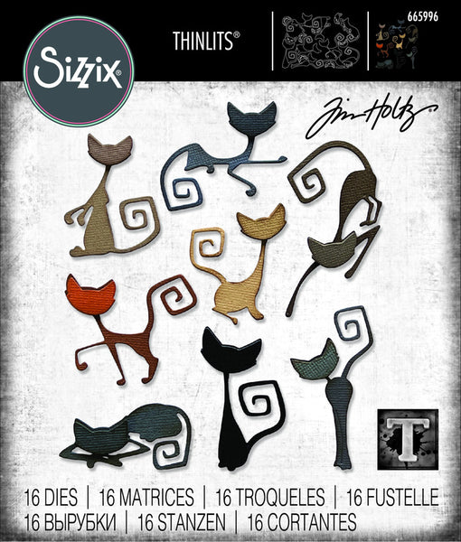 Sizzix Thinlits Dies By Tim Holtz 16/Pkg, Mischievous