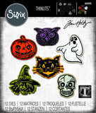 Sizzix Thinlits Dies By Tim Holtz 12/Pkg, Retro Halloween