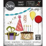 Sizzix Thinlits Dies By Tim Holtz 32/Pkg, Celebrate (#666285)
