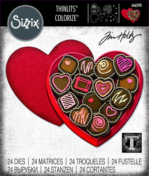 Sizzix Thinlits Dies By Tim Holtz 24/Pkg, True Love