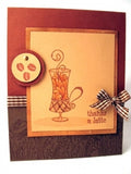 Impression Obsession, Coffee Beans, Cling Stamps - Scrapbooking Fairies