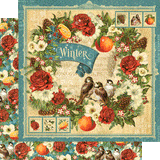 Graphic 45, Seasons Paper Pad, 8x8-inch or 12x12-inch - Scrapbooking Fairies