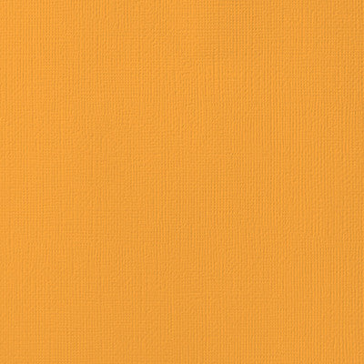 American Crafts,12"X12" Textured Cardstock, Tangerine