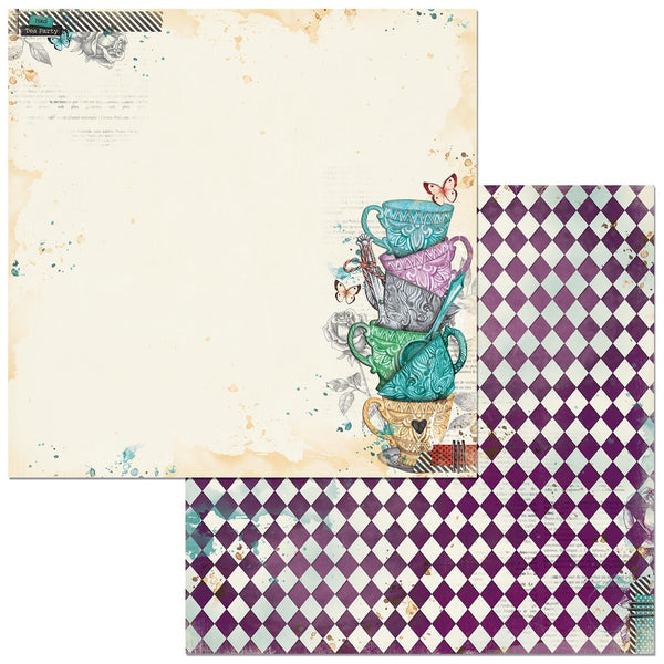 BoBunny, Land Of Wonder Double-Sided Cardstock 12"X12", Adventures