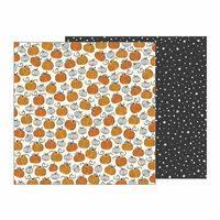 Pebbles, Midnight Haunting, Double-Sided 12"x12" Cardstock, Pumpkin Patch