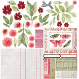 49 And Market Collection Pack 12"X12", Artoptions Rouge