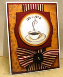 Impression Obsession, Coffee Beans, Cling Stamps - Scrapbooking Fairies
