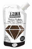 Aladine IZINK Diamond Glitter Paint 80ml, Black Coffee