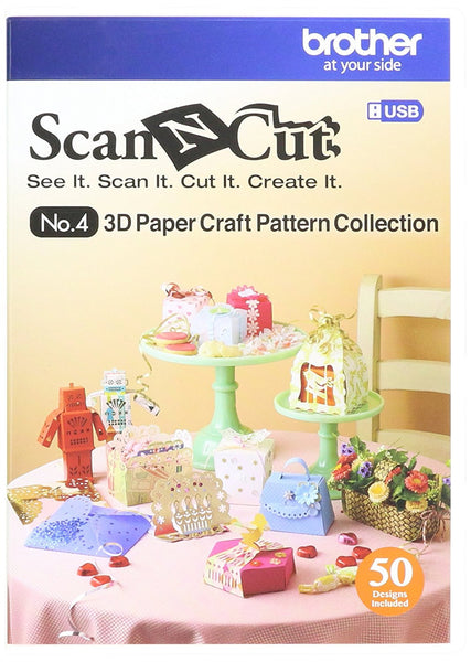 Brother ScanNCut, USB No. 4 3D Paper Craft Pattern Collection - Scrapbooking Fairies