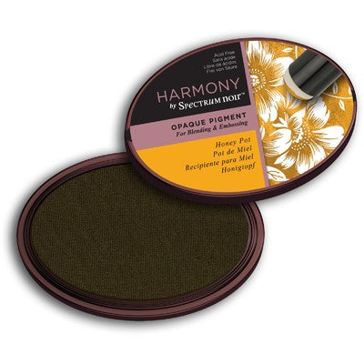 Crafter's Companion, Harmony by Spectrium Noir,  Opaque Pigment Ink Pad, Honey Pot