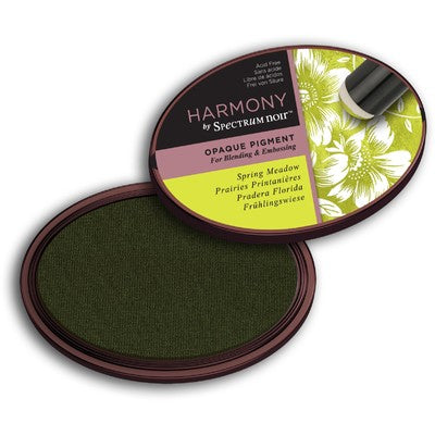 Crafter's Companion, Harmony by Spectrium Noir,  Opaque Pigment Ink Pad, Spring Meadow