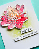 Memory Box, Craft Dies, Large Fringed Peony