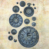 Prima, Finnabair Decor Moulds 5"X8", Clock Faces