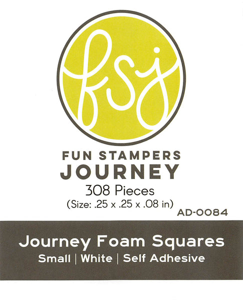 Spellbinders, Journey 3D White Foam Squares, Small (308 pieces)