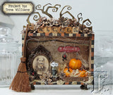 Tim Holtz Idea-Ology, Wooden Vignette Boxes, 4/Pkg, Brown (TH93279)