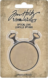 Tim Holtz Idea-Ology, Metal Adornments 2/Pkg, Optical Lens