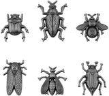 Tim Holtz, Idea-Ology Metal Adornments 5/Pkg, Entomology