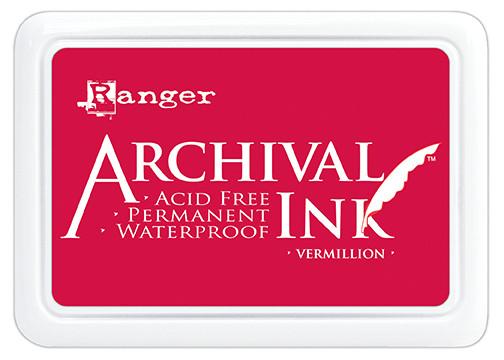 Archival Ink Pad, Vermillion