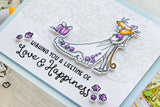 Colorado Craft Company Clear Stamps 6"X8" & Dies Combo, by Anita Jeram, Happily Ever After