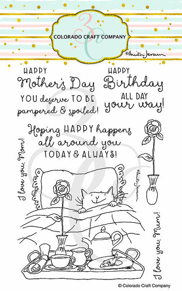 Colorado Craft Company Clear Stamps 4"X6", For Mom-By Anita Jeram