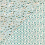 Authentique Collection Kit 12"X12", "Alpine", Alpine Eight, Double-Sided Paper w/ Stickers Sheet - Scrapbooking Fairies