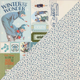 Authentique Collection Kit 12"X12", "Alpine", Alpine Eight, Double-Sided Paper w/ Stickers Sheet - Scrapbooking Fairies