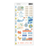 Pink Paislee, Little Adventurer Cardstock Stickers 5.5"X12" 2/Pkg, Boy Accents & Phrases W/Foil