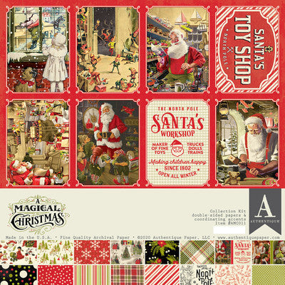 Authentique Collection Kit 12"X12", A Magical Christmas