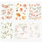 49 And Market, ARToptions Avesta Rub-Ons 6"X8" 6/Sheets