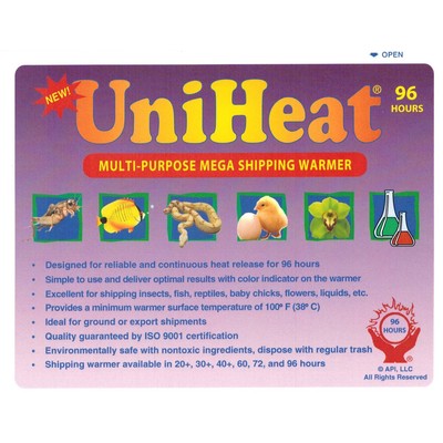 UniHeat Multi-Purpose Mega Shipping Warmer Heat Pack (96 Hour)