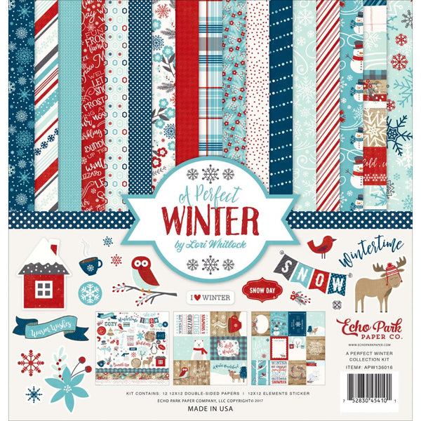 Echo Park Paper, Collection Kit 12"X12", A Perfect Winter