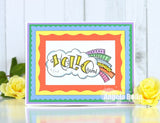 Impression Obsession, Cling Stamps, Hello Rainbow