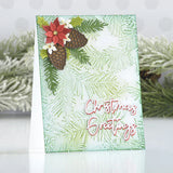 Spellbinders Etched Die, from the Tis The Season Collection, Christmas Blooms
