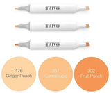 Nuvo Creative Pen Collection, Alcohol Markers, Apricot Ombre