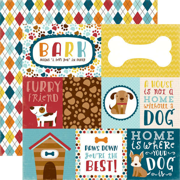 Bark, Double-Sided Cardstock 12"X12", Journaling Cards