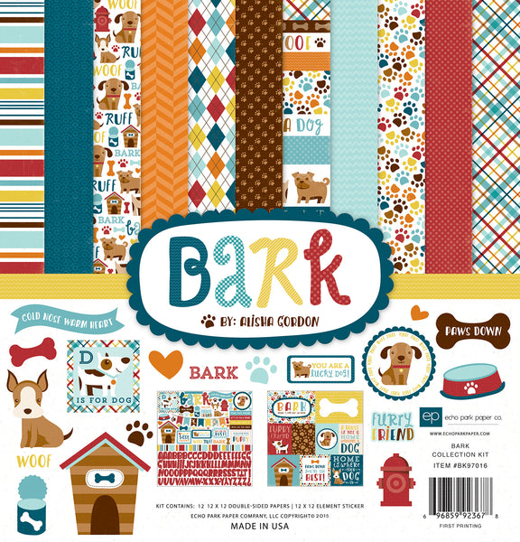Echo Park Collection Kit 12"X12", Bark - Scrapbooking Fairies