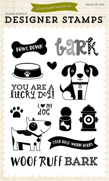 Lucky Dog 4"x6" Stamp - Scrapbooking Fairies