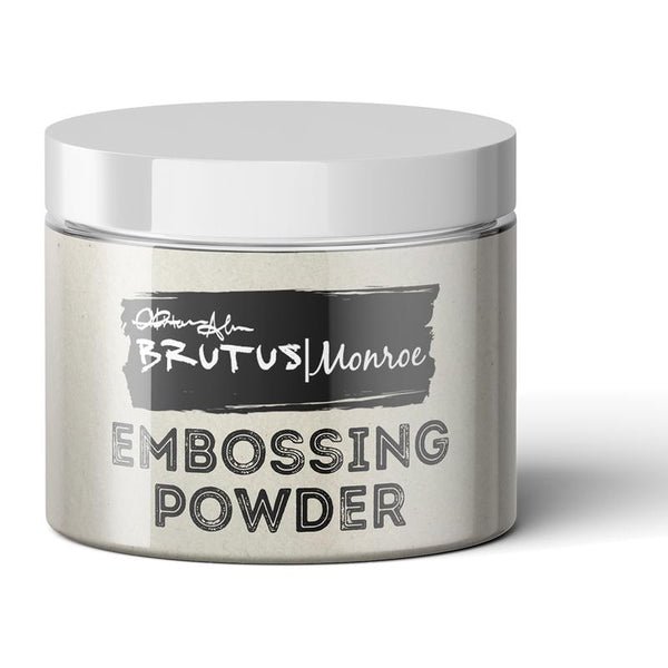 Brutus Monroe, Metallic Embossing Powder, Ultra Fine - Icicle, 1 oz.
