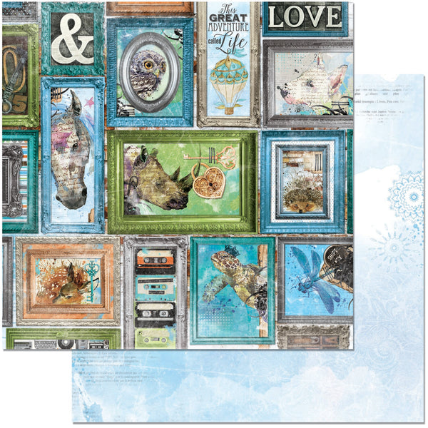 Bo Bunny, 12X12 Paper, Life In Color - Utopia - Scrapbooking Fairies