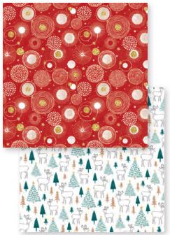 Bo Bunny,  Double-sided12X12 Paper, Fa La La - Cheer - Scrapbooking Fairies