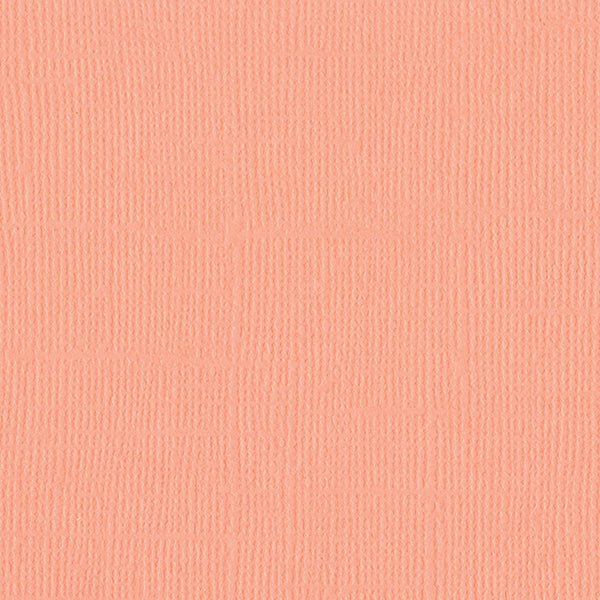 Bazzill Mono Cardstock 12"X12", Coral Cream/Canvas, 80lbs